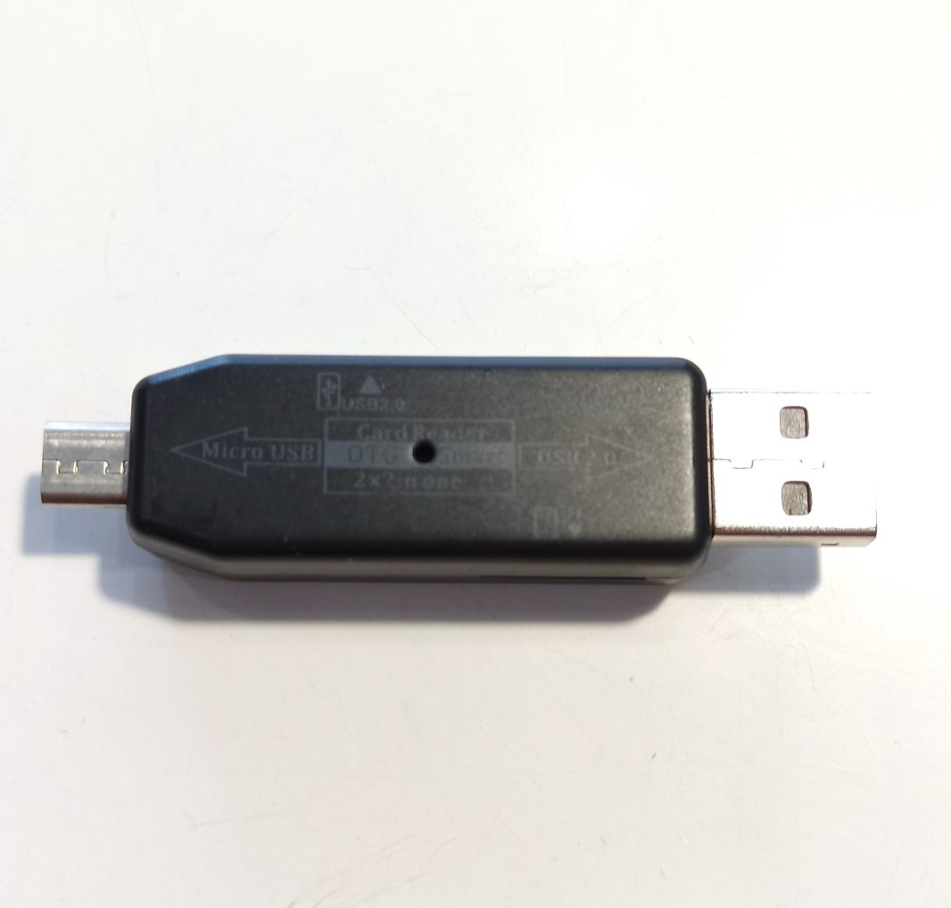 Кардридер USB OTG USB/Micro ” слоты Micro SD/USB Черный
