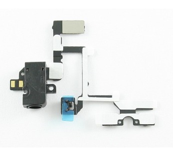 Шлейф для iPhone 4 на разъем гарнитуры и кнопок громкости Черный