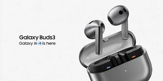 TWS Гарнитура Samsung Galaxy Buds 3 Pro 1:1 Orig + кабель Type-C Серебро