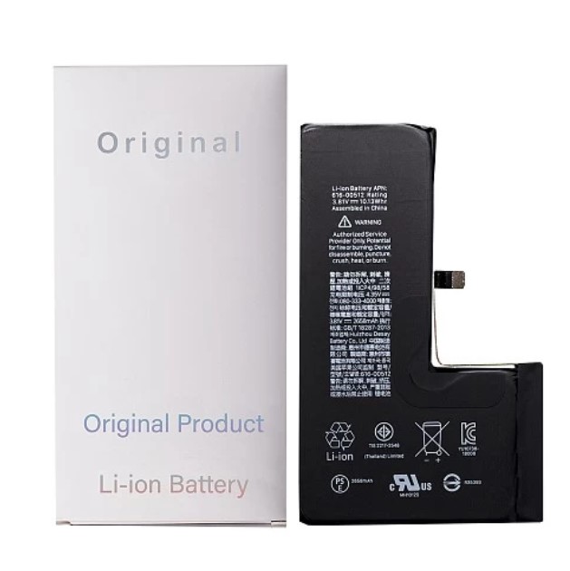 Аккумулятор для iPhone X – Original ( бел.коробка с яблочком+ скотч АКБ )