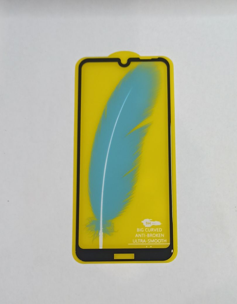 Защитное стекло для Huawei Honor 8A/ 8a prime/ 8A Pro/Y 6 2019/ Y6s Черное (полное покрытие)