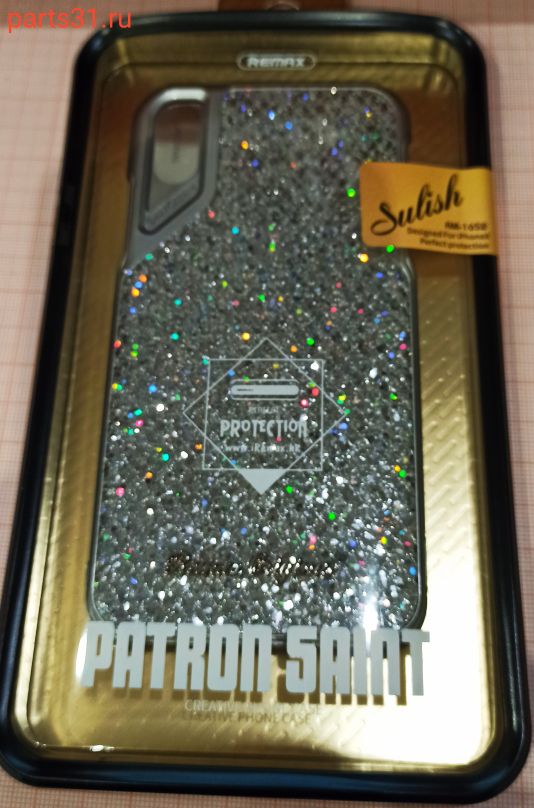 Чехол задняя накладка iPhone X/XS Remax RM-1652, Sulish Patron Saint,серебро