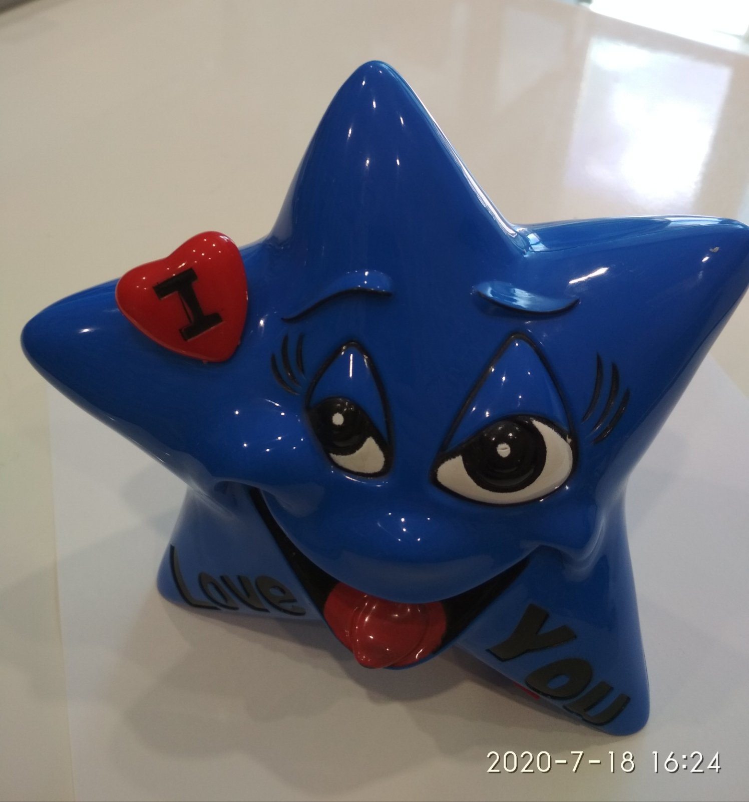 Колонка музыкальная Звезда синяя ( FM  USB  TF )