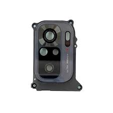 Стекло камеры для Xiaomi Redmi Note 10/ Note 10S/Poco M5s (M2102K7AG/M2101K7BNY/2207117BPG) в сборе с рамкой Черный