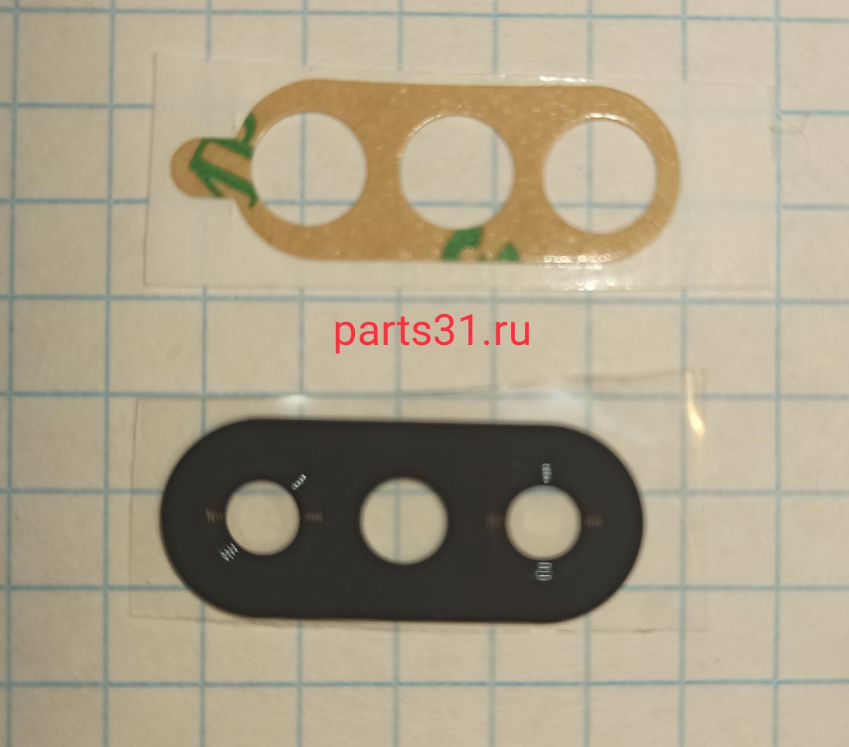 Стекло камеры для Xiaomi Redmi 6 Pro/Mi A2 Lite Черный