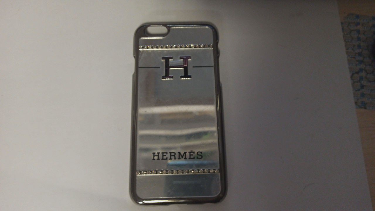 Чехол задняя накладка iPhone 6/6S стекло Зеркало+стразы