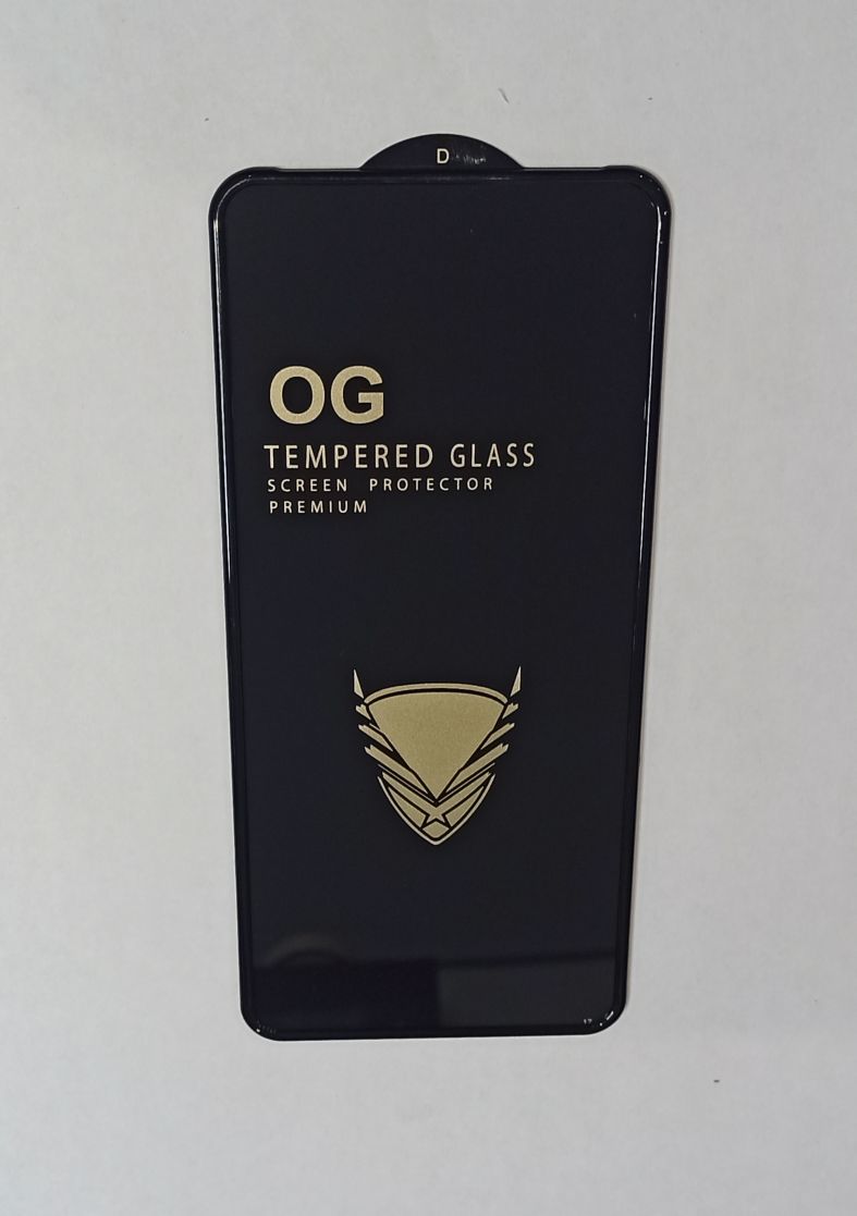 Защитное стекло “Полное покрытие” Samsung A217F (A21s) / A215F (A21) / A725 ( A72 ) Черное “С бортиком”