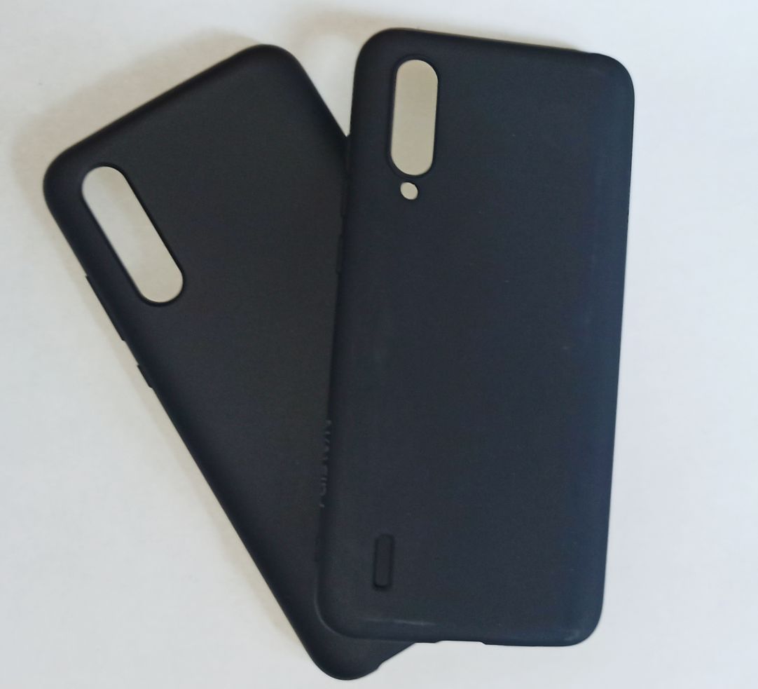 Чехол задняя накладка Xiaomi Redmi Mi A3 Lite/ CC9/ 9 Lite, Matt тонкий, прозрачный, черный,