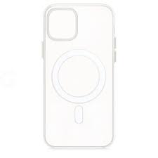 Чехол силиконовый для iPhone 11, Magnetic, поддержка Magsafe,прозрачный