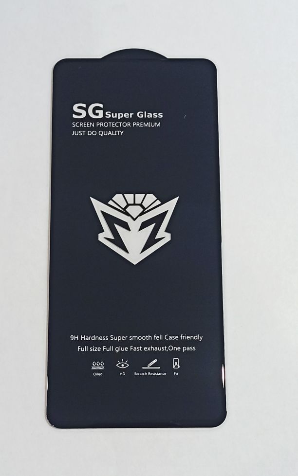 Защитное стекло “Полное покрытие” Samsung A715F/M515  (A71/M51/A81/A91/Note 10 Lite/S10 Lite) SG Черное