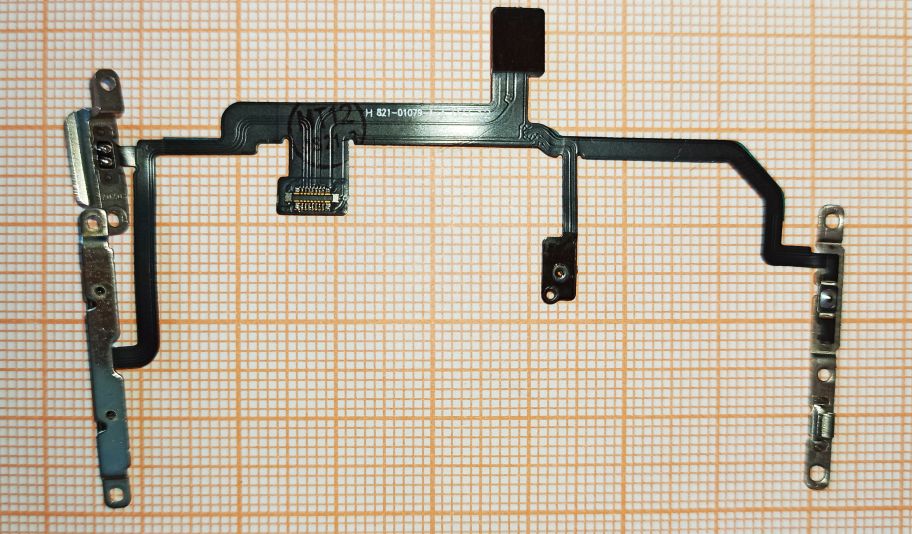 Шлейф для iPhone 8 Plus на кнопки громкости/включения/блокировки/микрофон