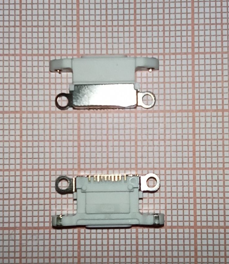 Разъем №176 lightning для iPhone 12 Белый