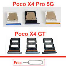 Контейнер SIM для Xiaomi Poco X4 Pro 5G Черный