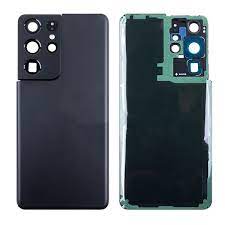 Задняя крышка для Samsung G998B (S21 Ultra) Черный-OR