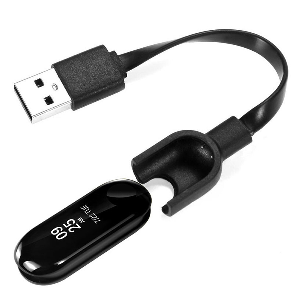 Кабель USB для зарядки фитнес-браслета Xiaomi Mi 2 Band черное