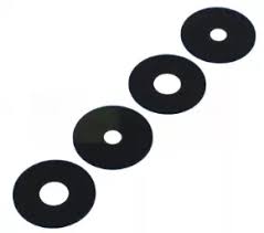 Стекло камеры для Huawei Honor X6a (5109ATKH/WDY-LX1) (комплект 4 шт.) Черный