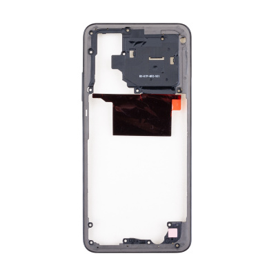 Средняя часть для Xiaomi Poco M4 Pro 4G (2201117PG) Черный +толкатель