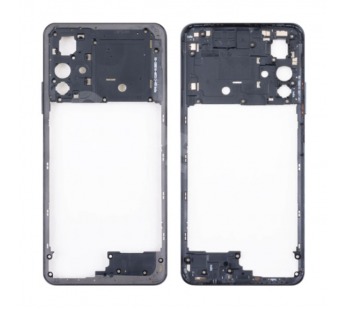 Средняя часть для Xiaomi Poco M4 Pro 5G (21091116AG) Черный+толкатель