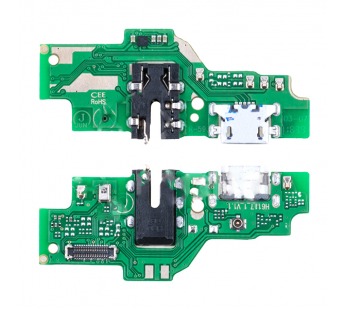 Шлейф для Infinix Hot 10 Lite плата на системный разъем/разъем гарнитуры/микрофон