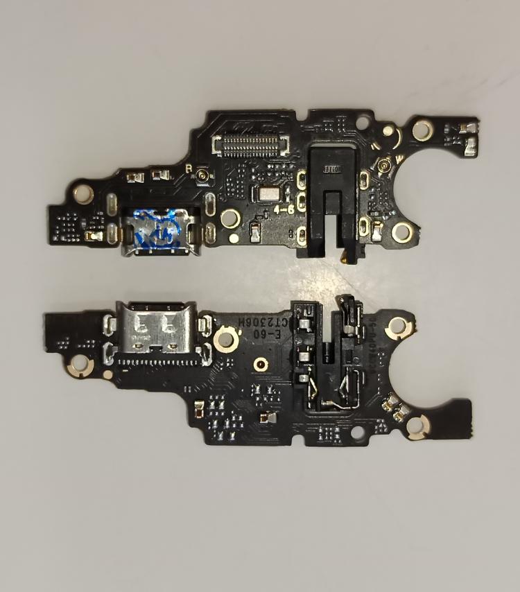 Шлейф для Huawei Honor X7a/X7a Plus плата на системный разъем/разъем гарнитуры/микрофон