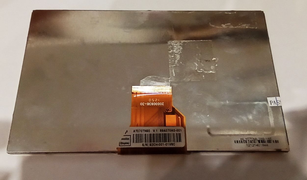 Дисплей для планшета Wexler TAB 700, 7.0 HLY070ML289-18E, AT070TN90 V.1, 89A070AG-001 (3 мм) БУ (s/n 92CH00101V8C)