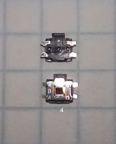 Кнопка включения Nokia 6300/3100/7270….(4-х контактная маленькая) №4