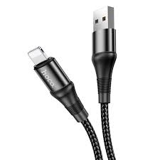 Кабель USB – 8 pin HOCO X50, 1.0м, 2.4A, цвет: чёрный