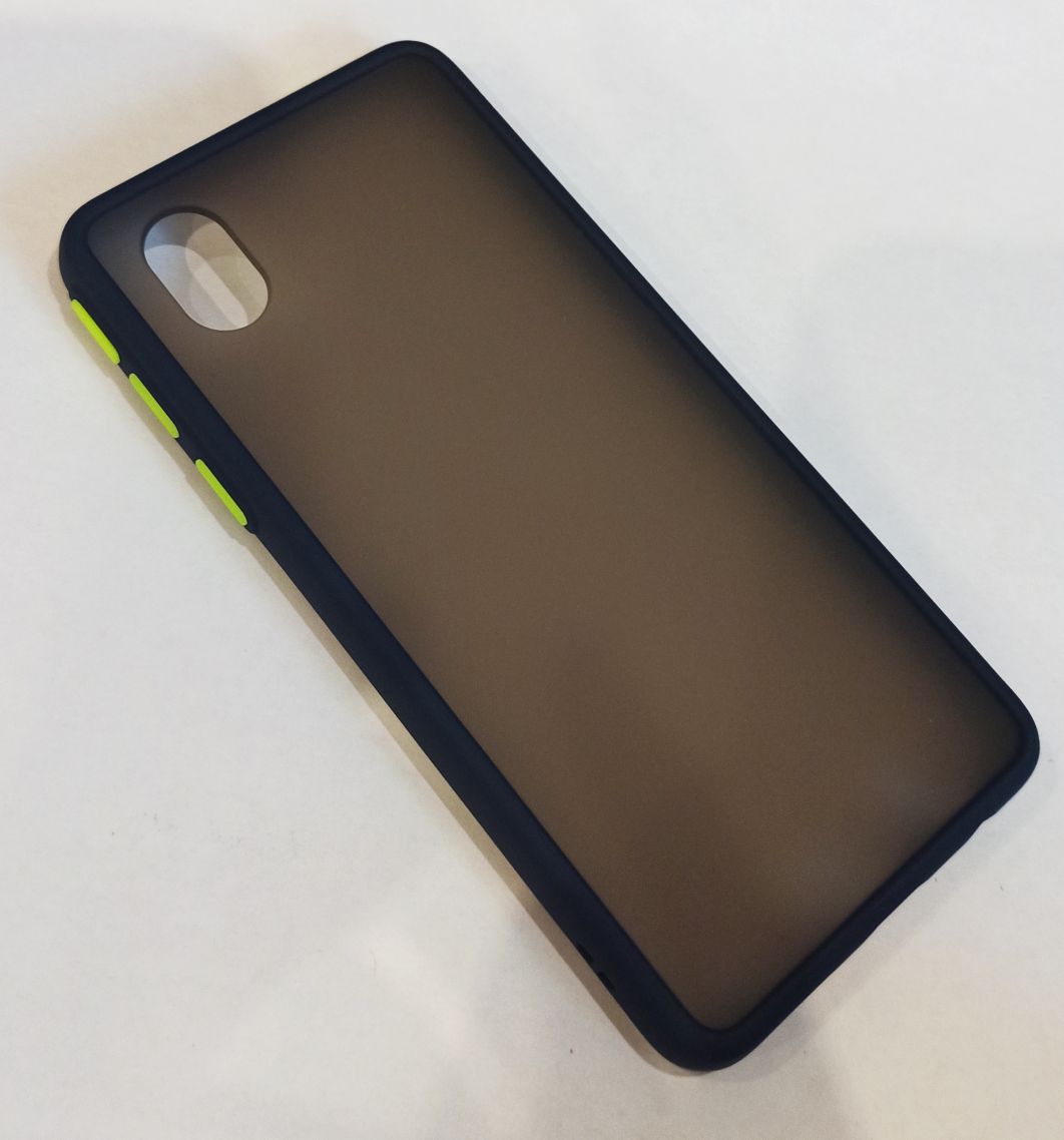 Чехол задняя накладка Samsung Galaxy A013/M013 A01 Core/M01 Core, SHELL синий