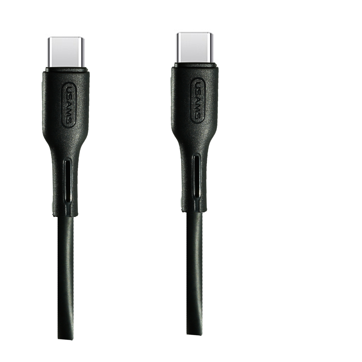 Кабель Type-C – Type-C Usams US-SJ459 U43, 1.2м, 5,0А, 100Вт, QC3.0, PD3.0, цвет: чёрный