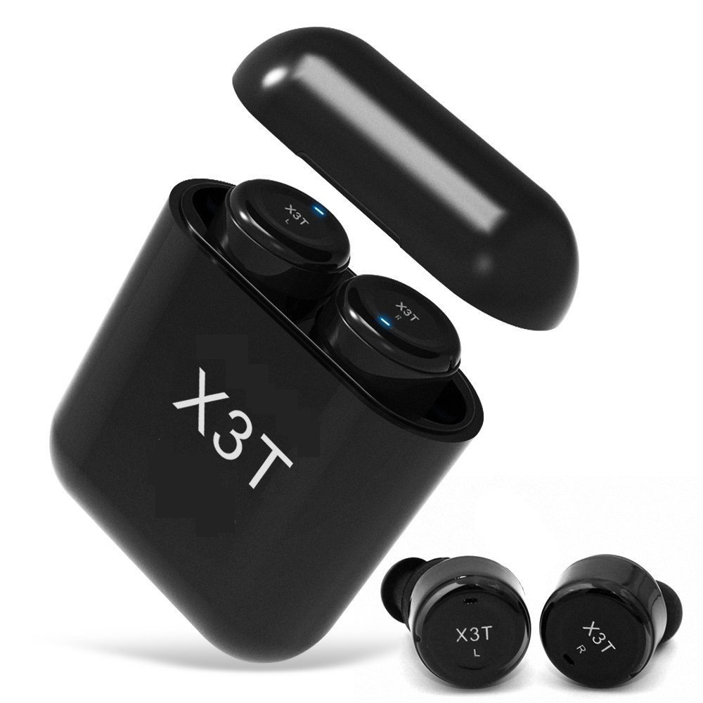 TWS Гарнитура Bluetooth X3T, (вакуумные) чёрный