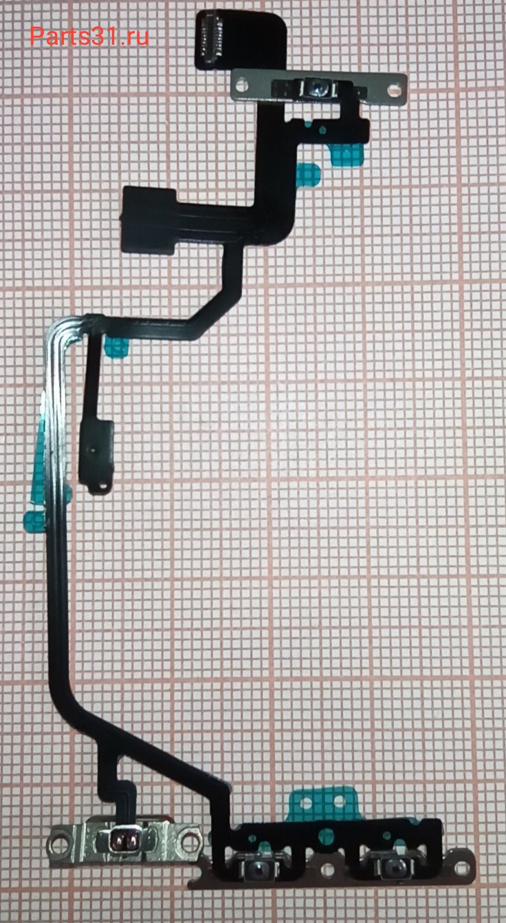 Шлейф для iPhone Xr на кнопки громкости/включения/блокировки/микрофон OR