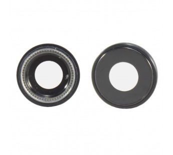 Стекло камеры для iPhone Xr в рамке Черный