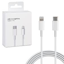 Кабель Type-C – Lightning 8 pin 1.0м, 3,0А, 20Вт, White в коробочке