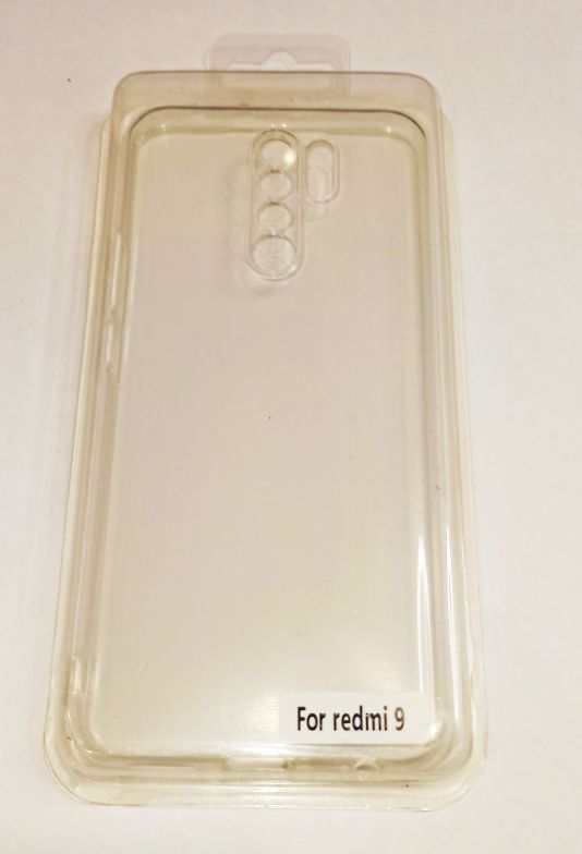 Чехол задняя накладка Xiaomi Redmi 9/ 9 Prime, Clear Case, 2.0мм