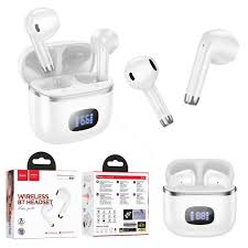 TWS Гарнитура Bluetooth Hoco EQ1 (TWS, с дисплеем, вкладыши) Белый