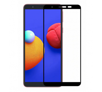 Защитное стекло “Полное покрытие” Samsung A013F /M 013 (A01 Core/A3 Core/M01 Core, Z WARRIOR) Черное