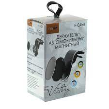Держатель авто FaisON, H-CA59, Victory, магнитный, на воздуховод, для смартфона, чёрный