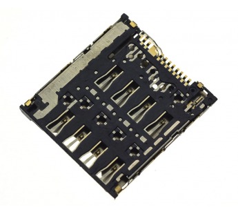 Коннектор SIM HTC One S/8S/Desire 700 Dual/C6502/C6503 /OT-6040D/OT-8000D/OT-8008D/OT-6036№27=№16