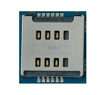 Коннектор SIM LG E455/E615/P715/T370/T375/D686/D380/D325 №52