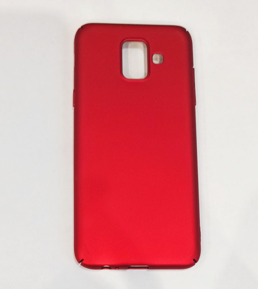 Чехол задняя накладка Samsung Galaxy A600 ( A6 2018), NEYPO тонкий, красный