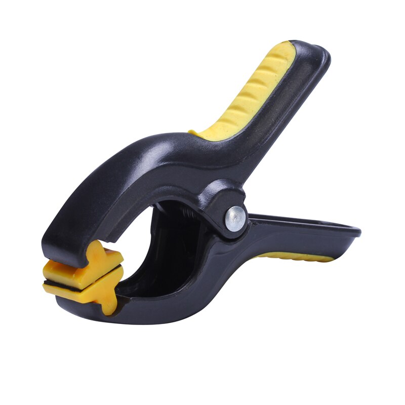 Прищепка-зажим 4” (8,5*5,5 см, пластик/резина)