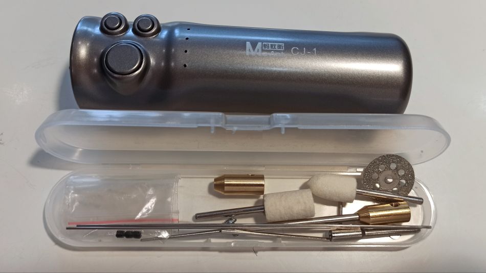 Машинка для удаления клея/резки/полировки Mechanic IR14 (5 насадок, 4 скорости, подсветка)