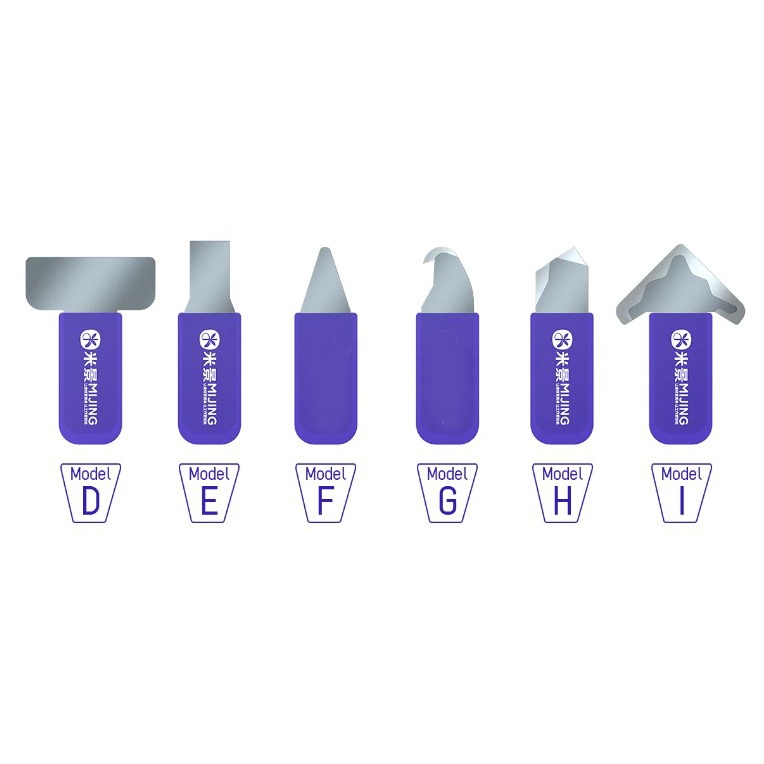 Набор лопаток-шпателей MiJing S6 для вскрытия устройств и нанесения паяльной пасты на трафареты