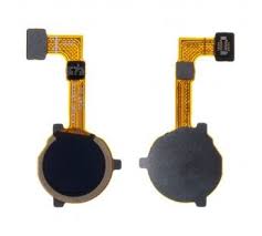 Шлейф для OPPO A15/A15s/A53 сканер отпечатка пальцев Черный