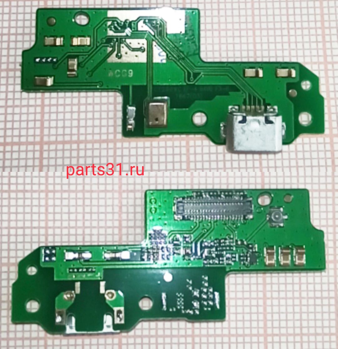 Шлейф для Huawei P9 Lite на системный разъем/микрофон