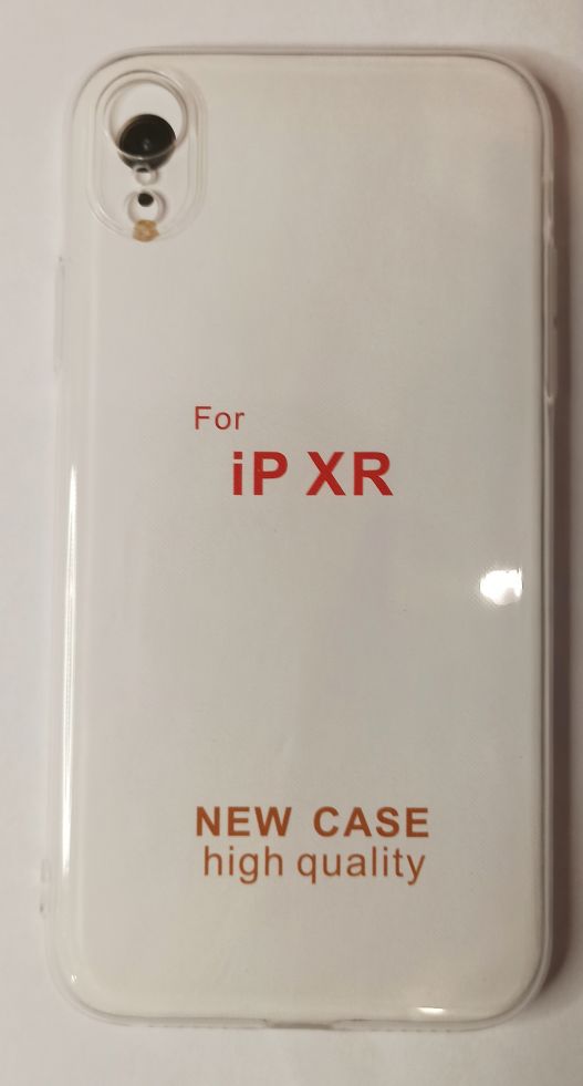 Чехол задняя накладка iPhone XR (с защитой камеры) Прозрачный