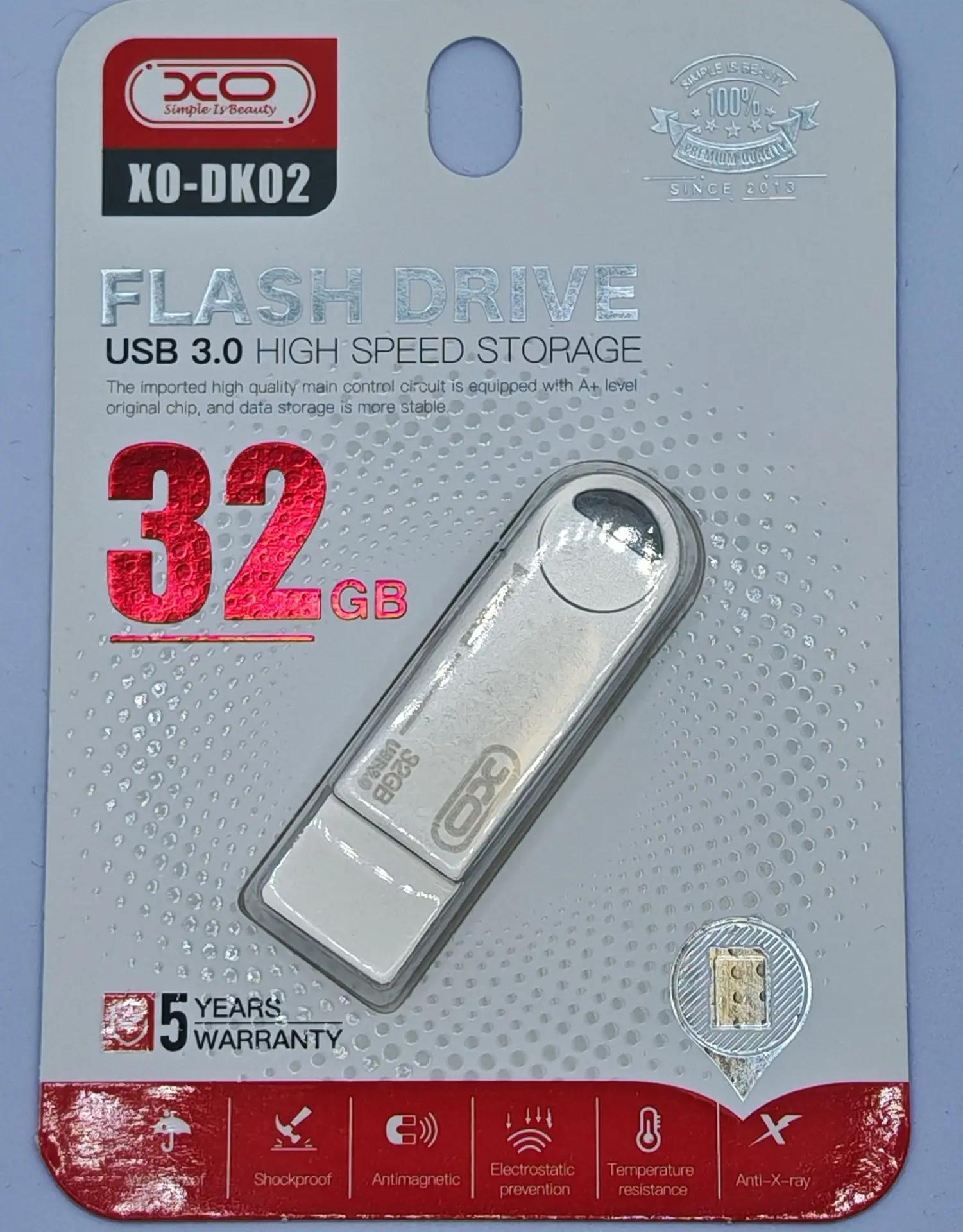 USB-флеш (USB 3.0) 32GB XO DK02 Серебро