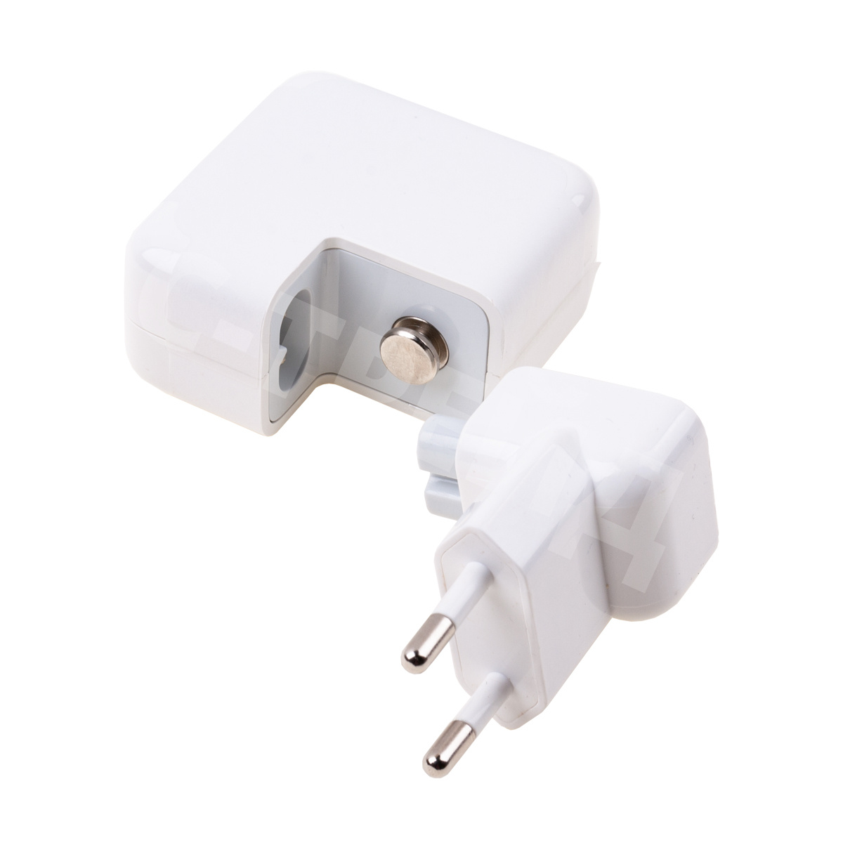 Блок питания сетевой Type-C для iPhone 15/15 Plus/15 Pro/15 Pro Max (35W, PD, 2 порта) Белый