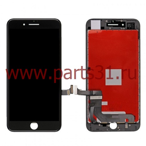 Дисплей для iPhone 7 Plus Черный модуль в рамке в сборе с тачскрином