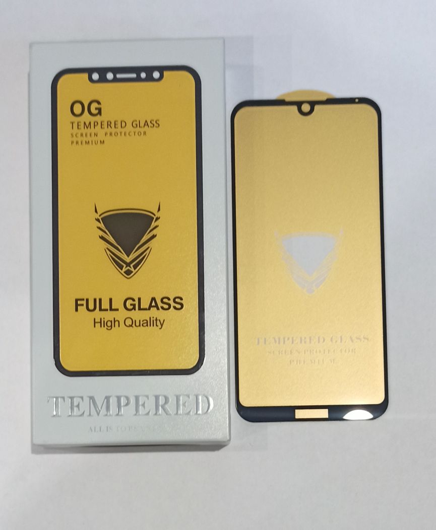 Защитное стекло для Huawei Honor 8S/Honor 8S Prime/ Y5 2019 OG GOLDEN Черное (полное покрытие)